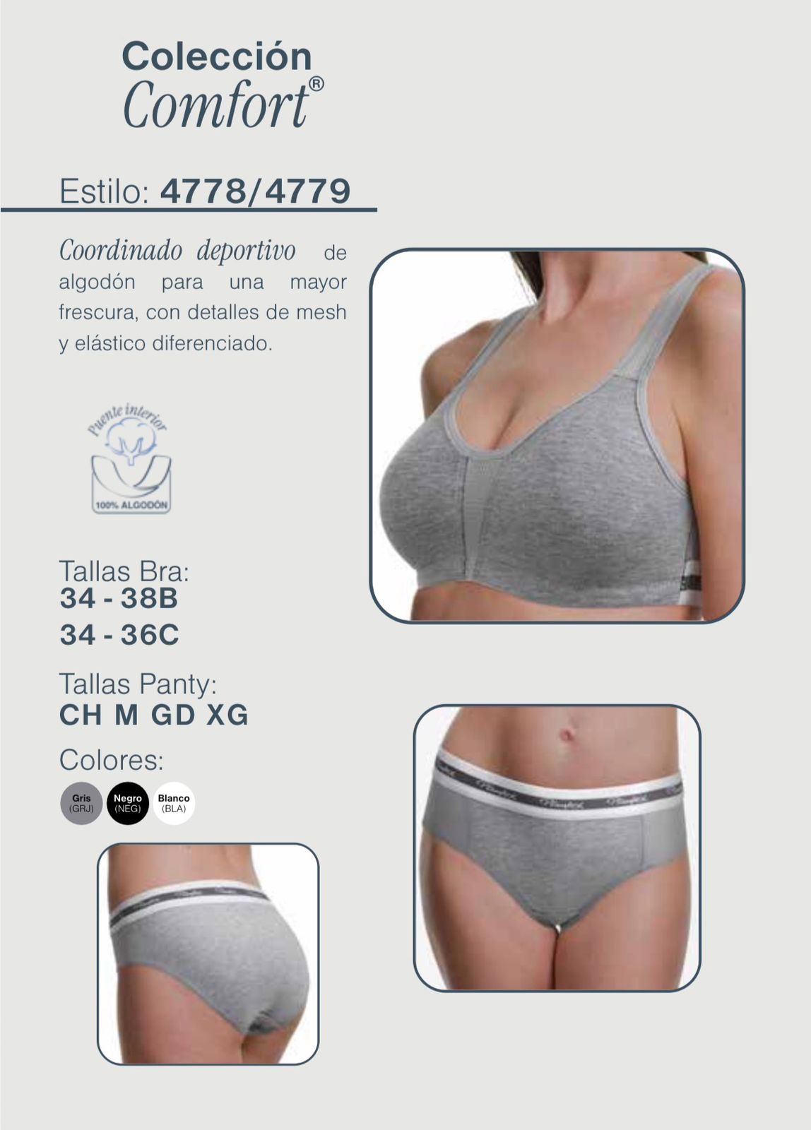 Colección Comfort Estilo: 4778
